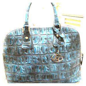 Beautiful blue handbag. Like new.